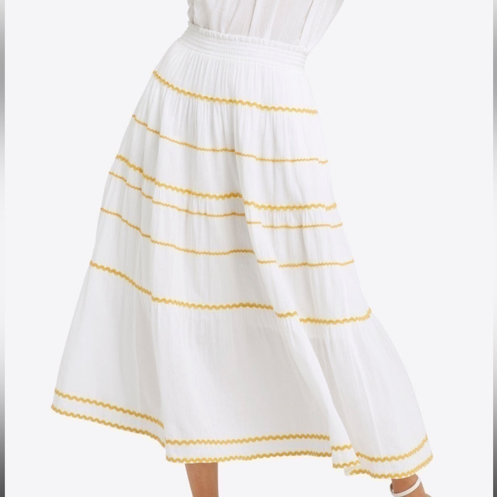 Draper James Ric Rac Peasant Skirt - Picture 3 of 16